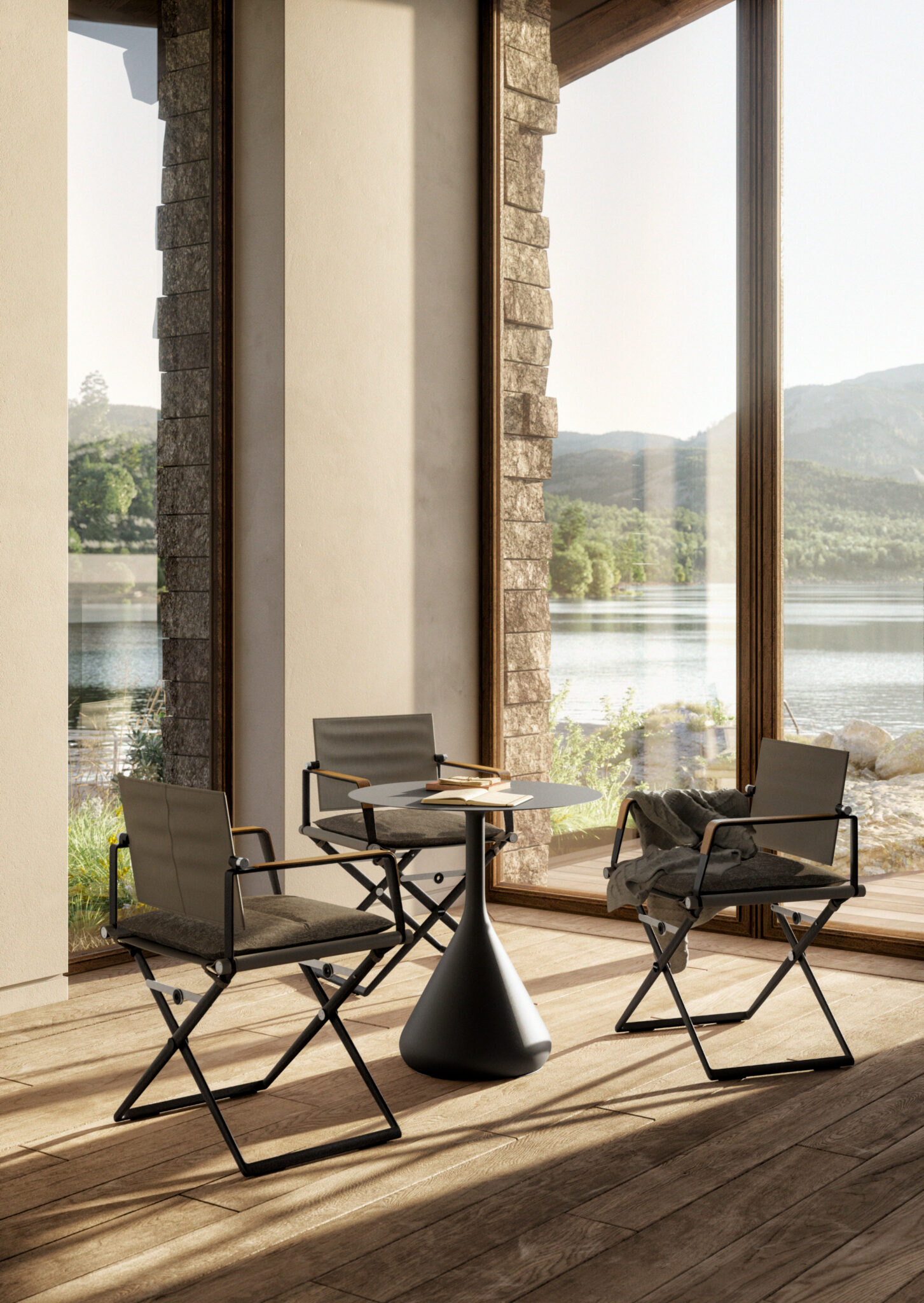 Dedon Seax dining set met aluminium frame