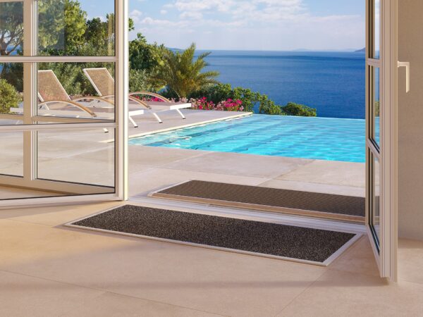 Rizz indoor mat - 175cm Wit