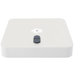 Wit platform met zwarte bevestigingseenheid bovenop