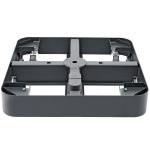 Metalen frame met wielen voor terrasverwarming