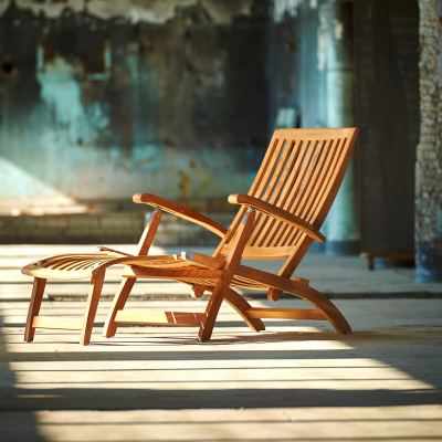 Alexandra-deckchair Traditional Teak