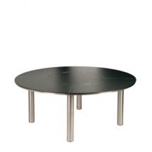 Barlow Tyrie Equinox Circulaire eettafel 180cm draaitafeltje