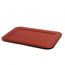 Dutch deluxes serving tray red rectangular