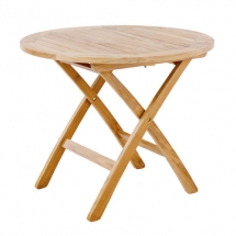 Garpa Folding table rond 90cm teak