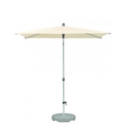 Glatz Alu smart parasol 250×200 off white