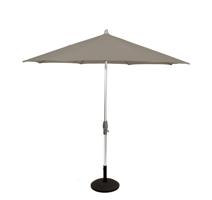 Alu-Twist parasol taupe 461 -Van-Valderen