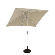 Glatz Alu twist parasol 250×200 – taupe 461_kantelbaar