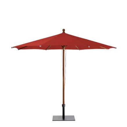 Glatz Piazinno parasol 300×300 Terra cotta 403