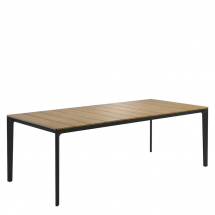 Gloster Carver table teak meteor