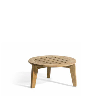 Oasiq Attol bijzettafel ∅50cm teak blad