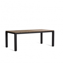 Oasiq Machar tafel teak antraciet