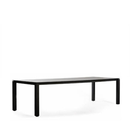 Oasiq Machar eettafel 280x100cm antraciet / grijs ceramiek top