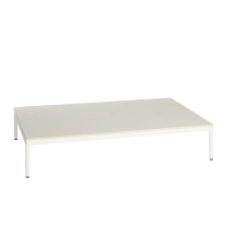 Oasiq Riad koffietafel 122x74cm keramiek wit