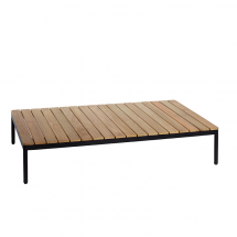 Oasiq Riad koffietafel 122x74cm teak antraciet