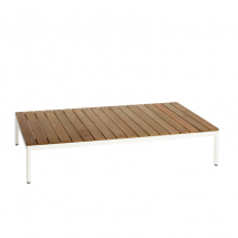 Oasiq Riad koffietafel 122x74cm teak wit