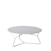 Oasiq Serac koffietafel ∅85 cm wit-wit-ceramic