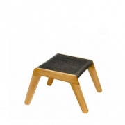 Oasiq Skagen Ligstoel hocker teak-antraciet