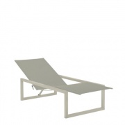 Royal Botania Ninix ligbed RVS-batyline cappuccino