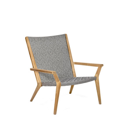 Royal Botania Vita Relaxstoel – teak, woven fiber