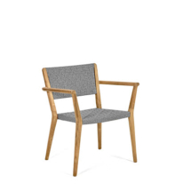 Royal Botania Vita armstoel - teak, woven fiber