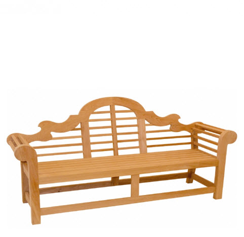 Traditional teak Wilhelmina Tuinbank 262cm teak