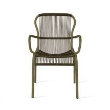 Vincent garden loop dining chair moss